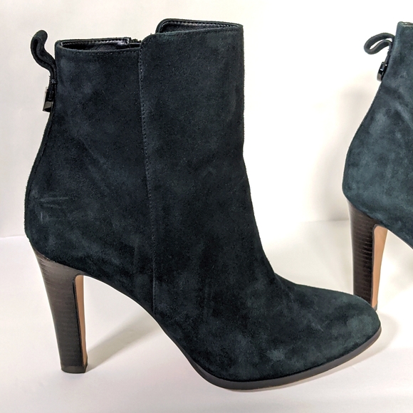 Coach Jemma black suede high heel boots - Picture 2 of 16